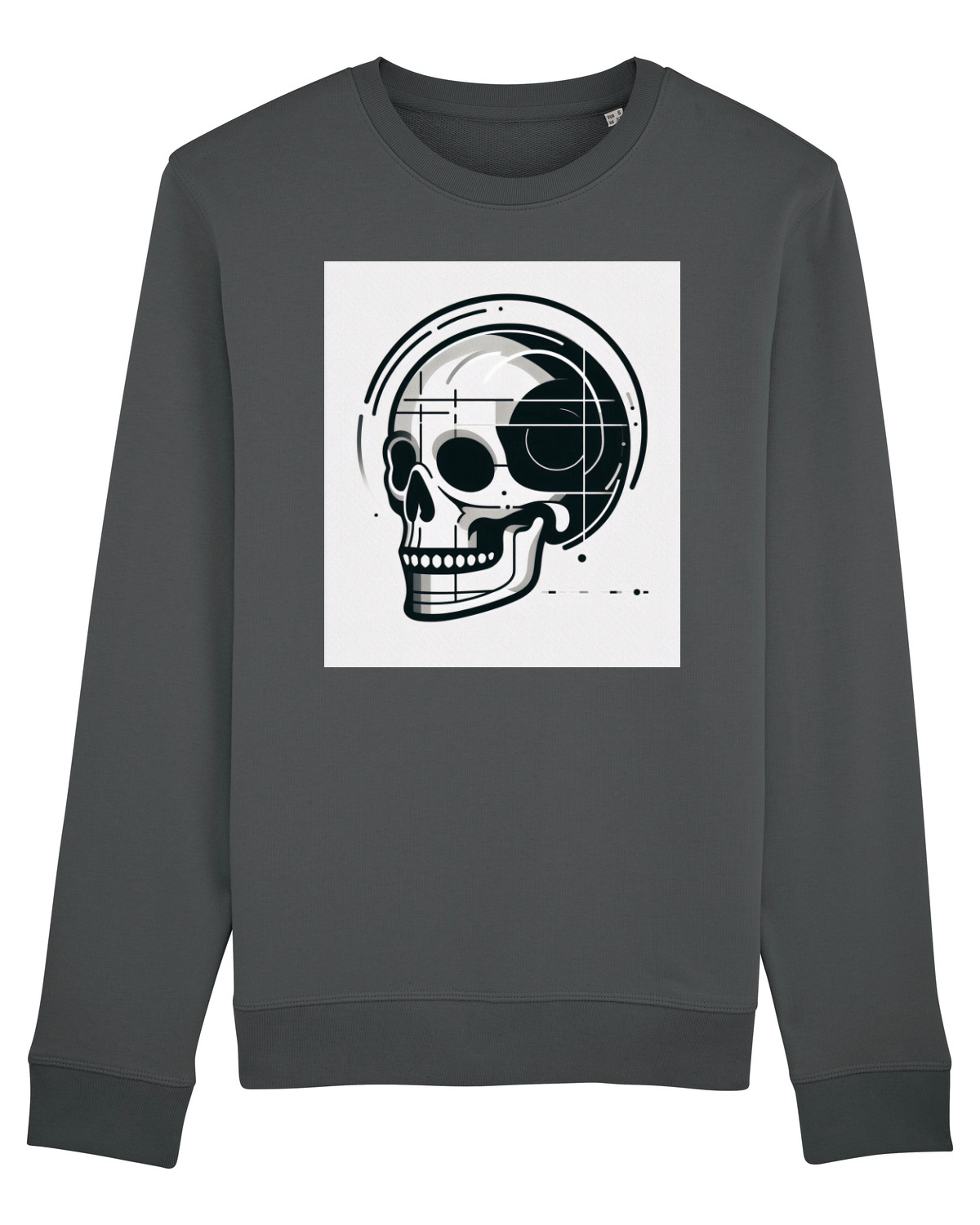 Bluză mânecă lungă Unisex Rise Anthracite