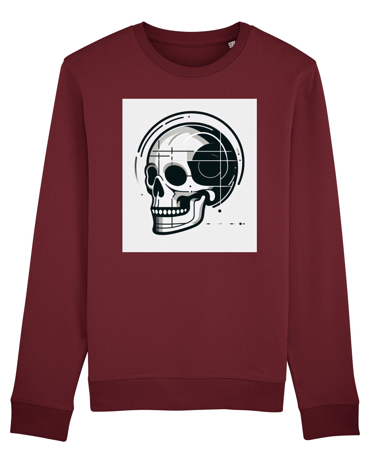 Bluză mânecă lungă Unisex Rise Burgundy