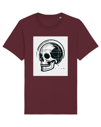 Skull/Craniu in diferite stiluri 05 Burgundy