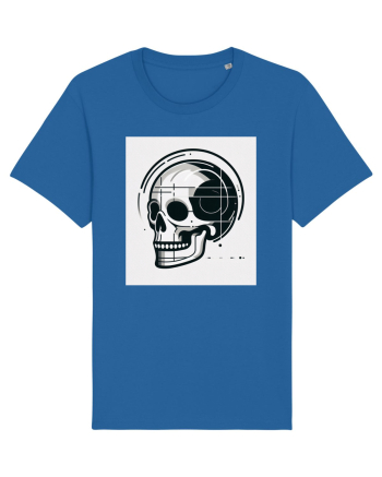 Skull/Craniu in diferite stiluri 05 Royal Blue