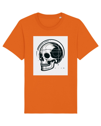 Skull/Craniu in diferite stiluri 05 Bright Orange