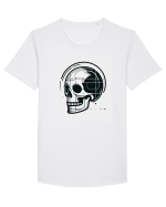 Skull/Craniu in diferite stiluri 05 Tricou mânecă scurtă guler larg Bărbat Skater