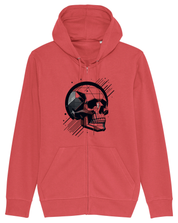 Skull/Craniu in diferite stiluri 06 Carmine Red