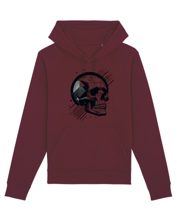 Skull/Craniu in diferite stiluri 06 Burgundy