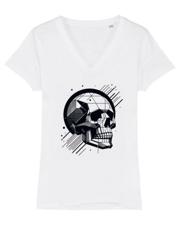 Skull/Craniu in diferite stiluri 06 White