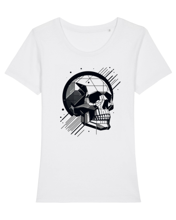 Skull/Craniu in diferite stiluri 06 White