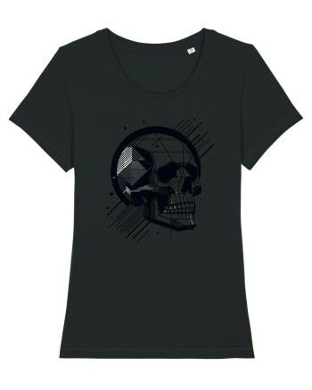Skull/Craniu in diferite stiluri 06 Black