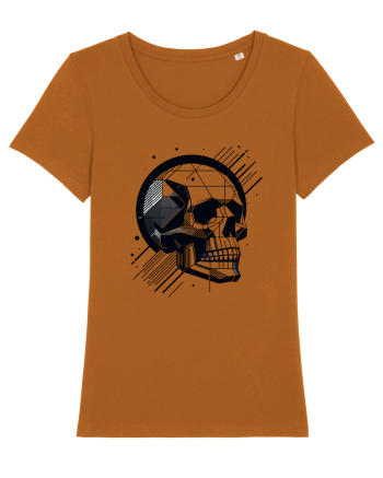 Skull/Craniu in diferite stiluri 06 Roasted Orange