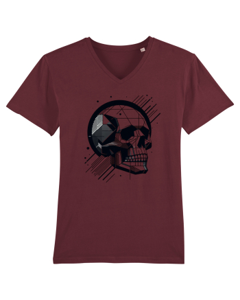 Skull/Craniu in diferite stiluri 06 Burgundy