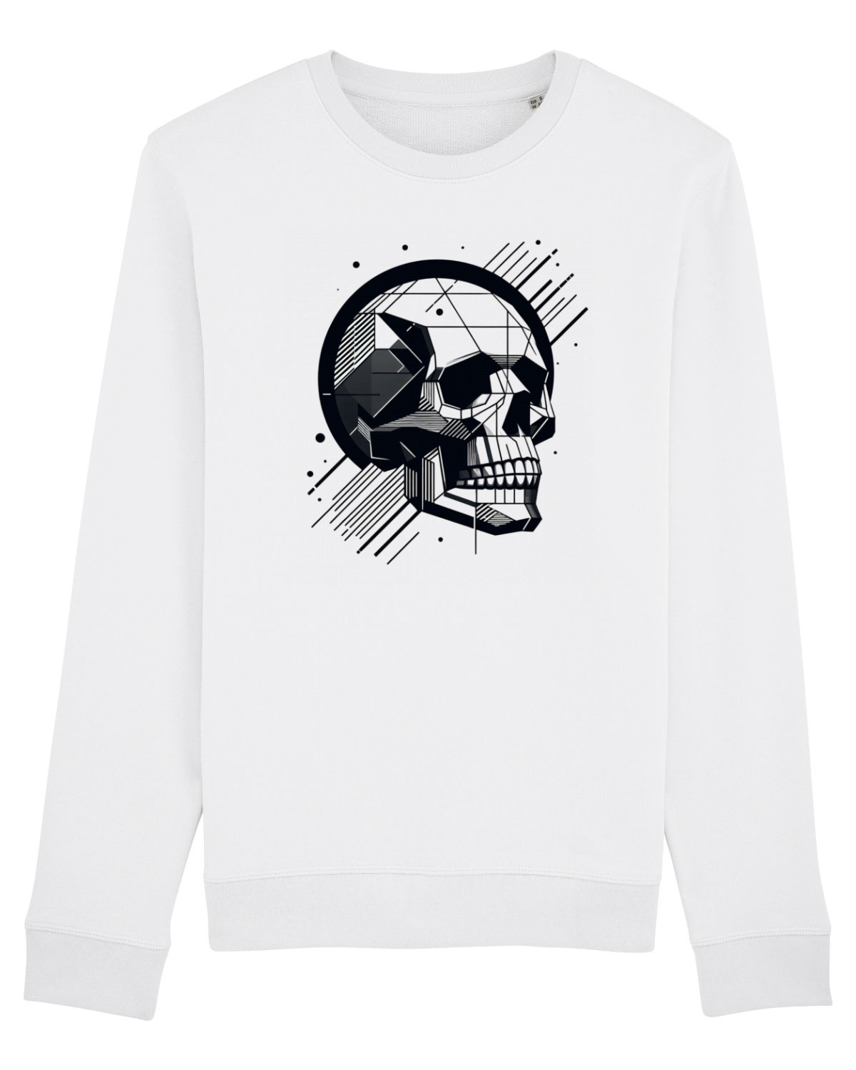 Bluză mânecă lungă Unisex Rise White