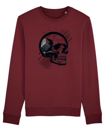 Skull/Craniu in diferite stiluri 06 Burgundy