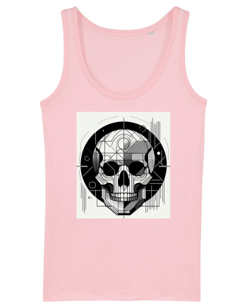 Skull/Craniu in diferite stiluri 07 Cotton Pink