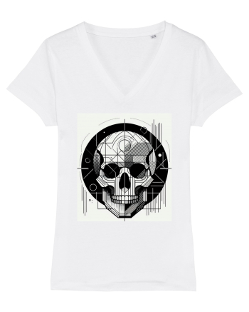 Skull/Craniu in diferite stiluri 07 White