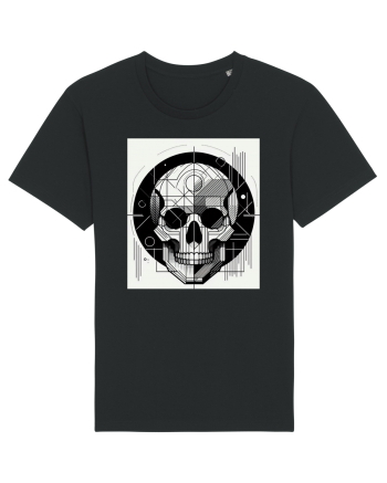 Skull/Craniu in diferite stiluri 07 Black