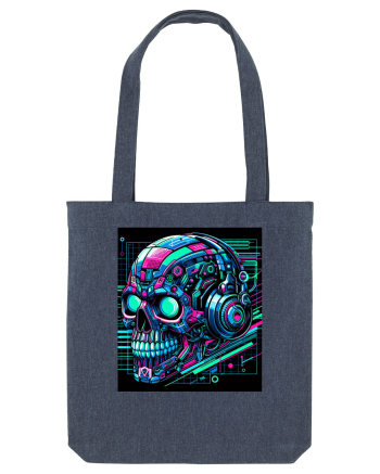 Skull/Craniu in diferite stiluri 10 Midnight Blue