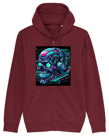 Skull/Craniu in diferite stiluri 10 Burgundy