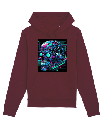 Skull/Craniu in diferite stiluri 10 Burgundy