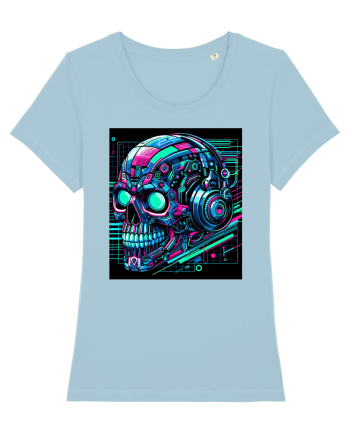 Skull/Craniu in diferite stiluri 10 Sky Blue