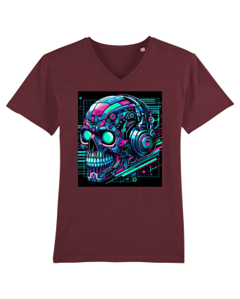 Skull/Craniu in diferite stiluri 10 Burgundy