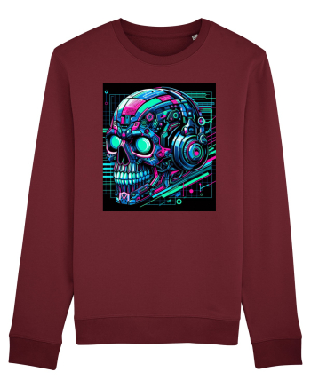 Skull/Craniu in diferite stiluri 10 Burgundy