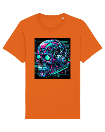 Skull/Craniu in diferite stiluri 10 Bright Orange