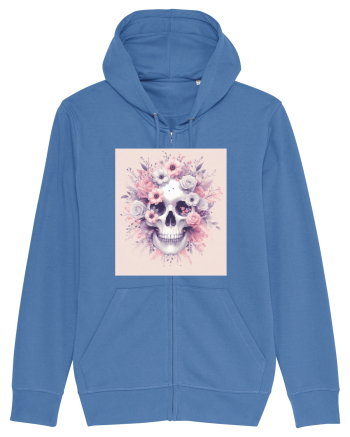 Skull/Craniu in diferite stiluri 08 Bright Blue