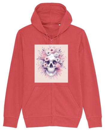 Skull/Craniu in diferite stiluri 08 Carmine Red