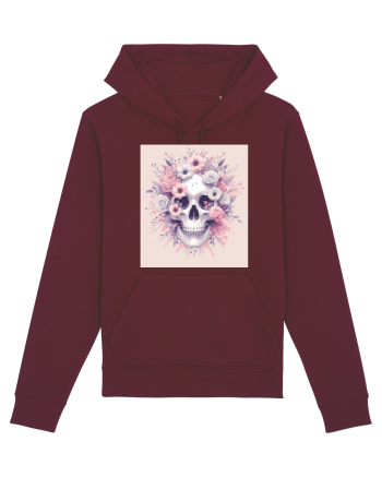 Skull/Craniu in diferite stiluri 08 Burgundy