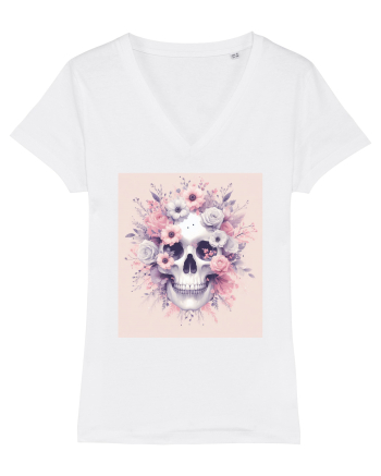 Skull/Craniu in diferite stiluri 08 White