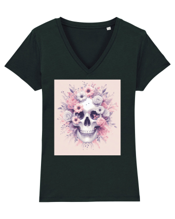 Skull/Craniu in diferite stiluri 08 Black