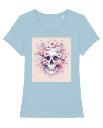 Skull/Craniu in diferite stiluri 08 Sky Blue