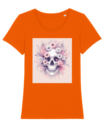 Skull/Craniu in diferite stiluri 08 Bright Orange