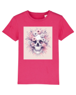 Skull/Craniu in diferite stiluri 08 Tricou mânecă scurtă  Copii Mini Creator
