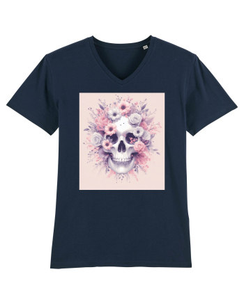 Skull/Craniu in diferite stiluri 08 French Navy