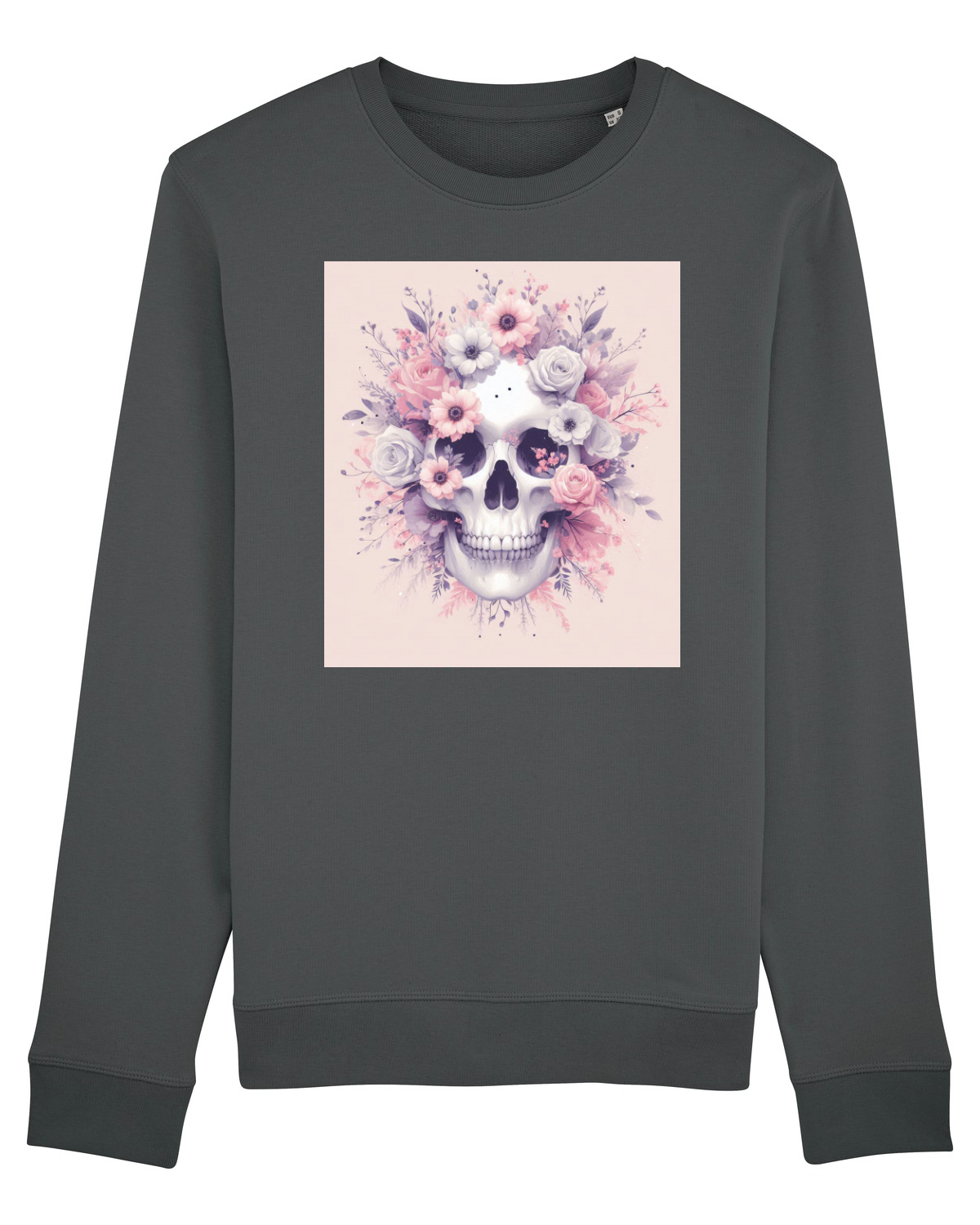 Bluză mânecă lungă Unisex Rise Anthracite