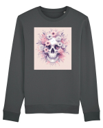 Skull/Craniu in diferite stiluri 08 Bluză mânecă lungă Unisex Rise
