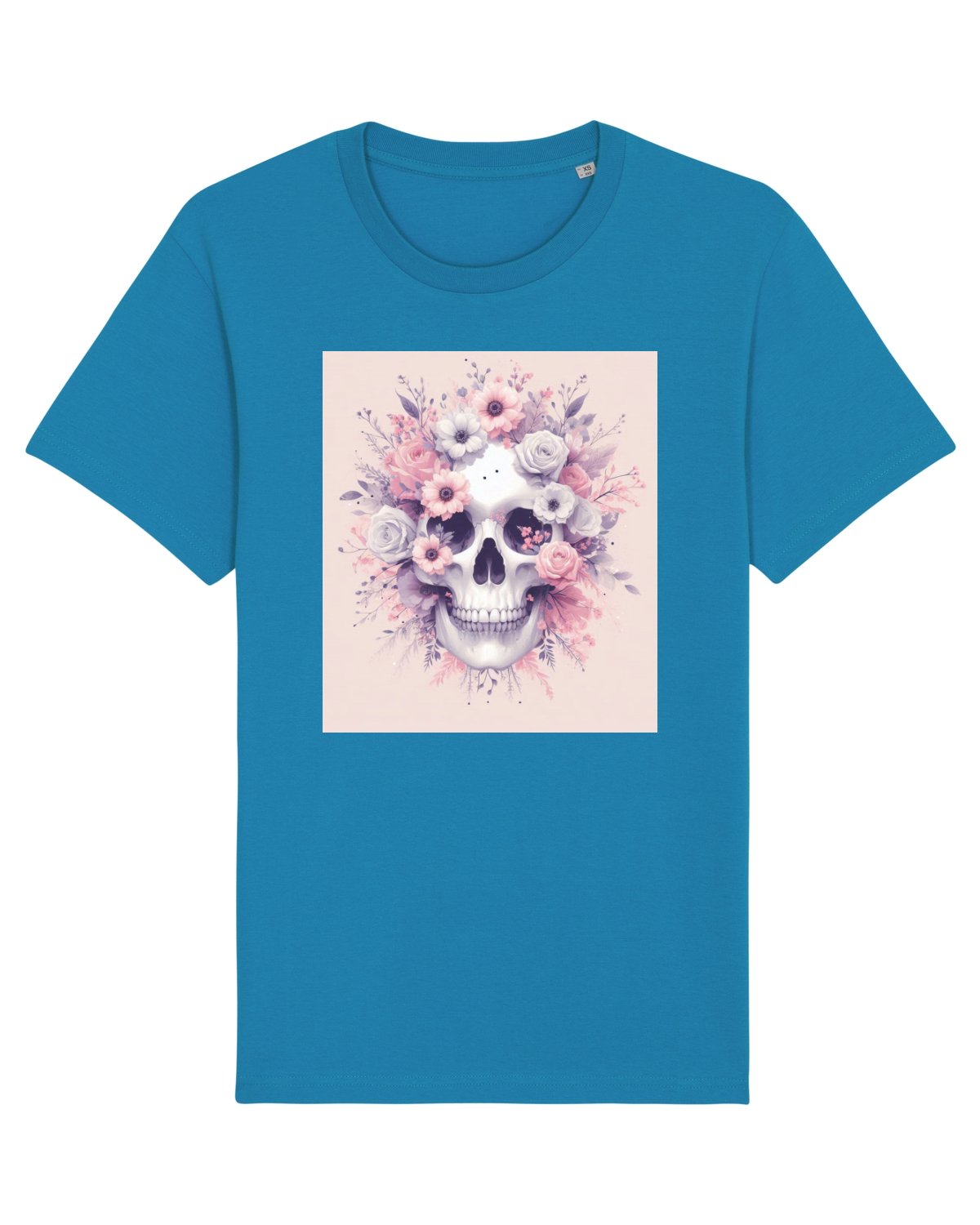 Tricou mânecă scurtă Unisex Rocker Azur
