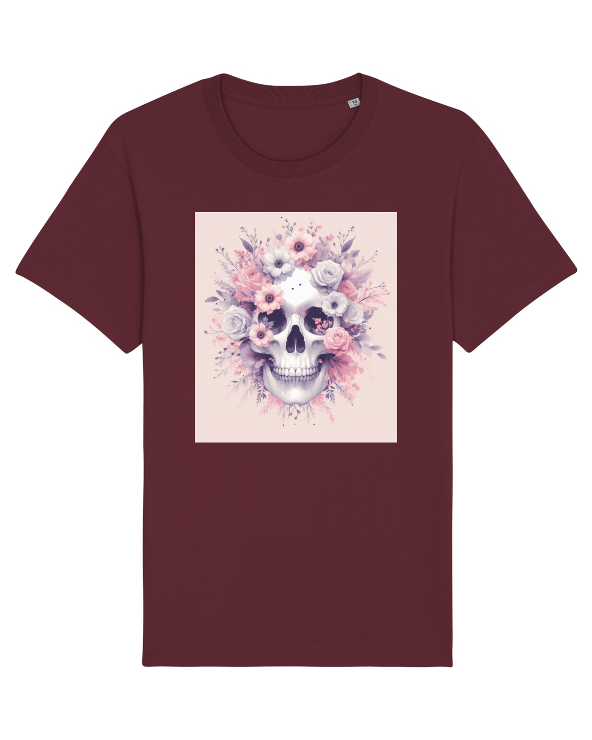 Tricou mânecă scurtă Unisex Rocker Burgundy
