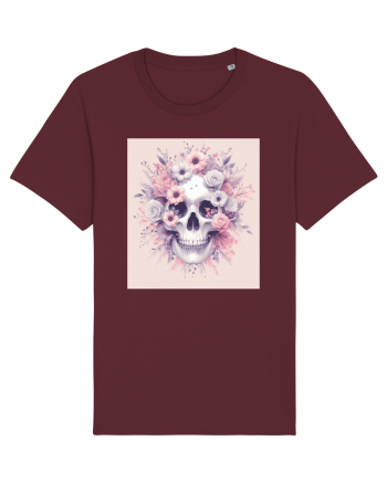 Skull/Craniu in diferite stiluri 08 Burgundy