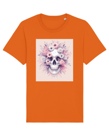 Skull/Craniu in diferite stiluri 08 Bright Orange