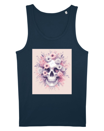 Skull/Craniu in diferite stiluri 08 Navy