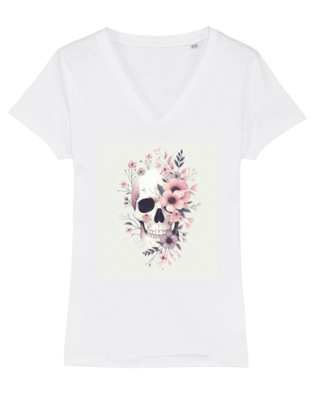 Skull/Craniu in diferite stiluri 09 White