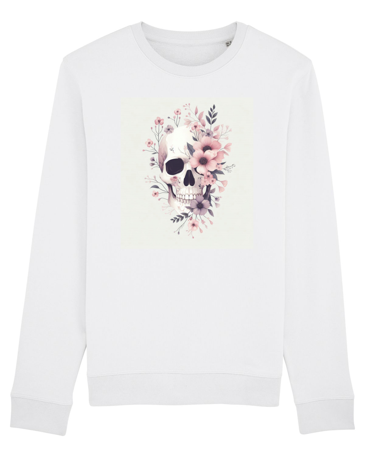 Bluză mânecă lungă Unisex Rise White
