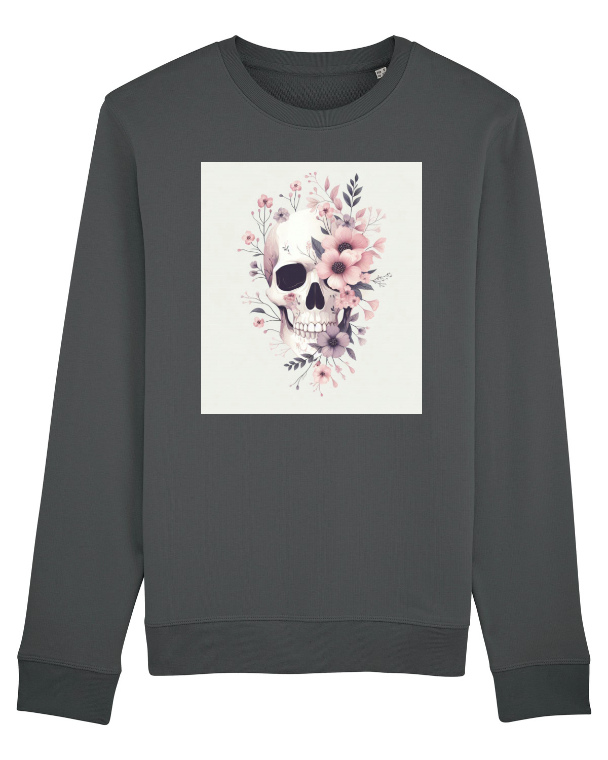 Bluză mânecă lungă Unisex Rise Anthracite