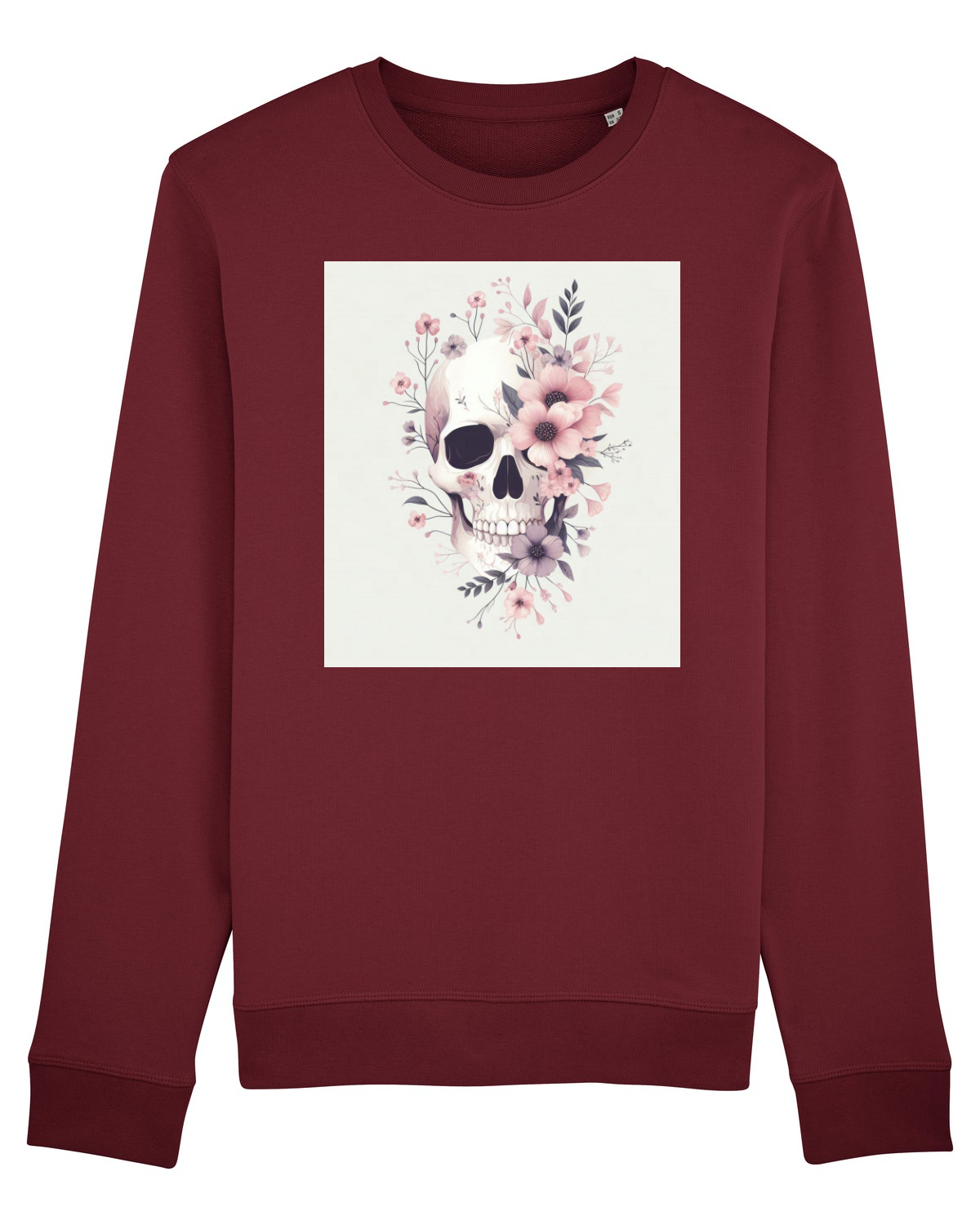 Bluză mânecă lungă Unisex Rise Burgundy