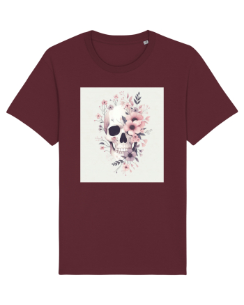 Skull/Craniu in diferite stiluri 09 Burgundy