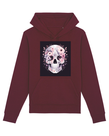 Skull/Craniu in diferite stiluri 11 Burgundy