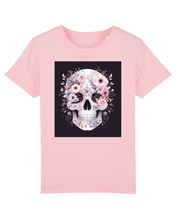 Skull/Craniu in diferite stiluri 11 Cotton Pink