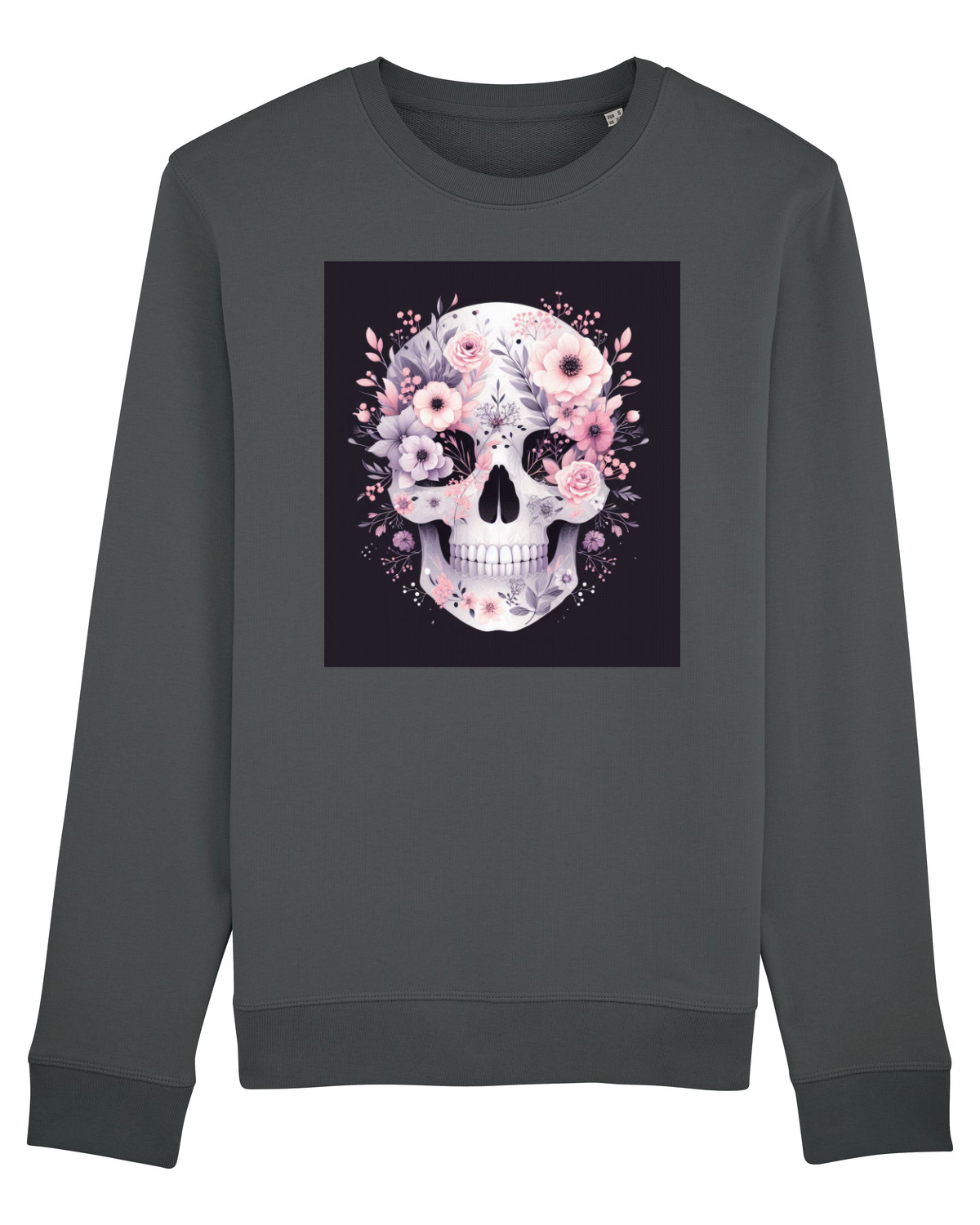 Bluză mânecă lungă Unisex Rise Anthracite