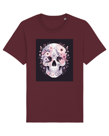 Skull/Craniu in diferite stiluri 11 Burgundy
